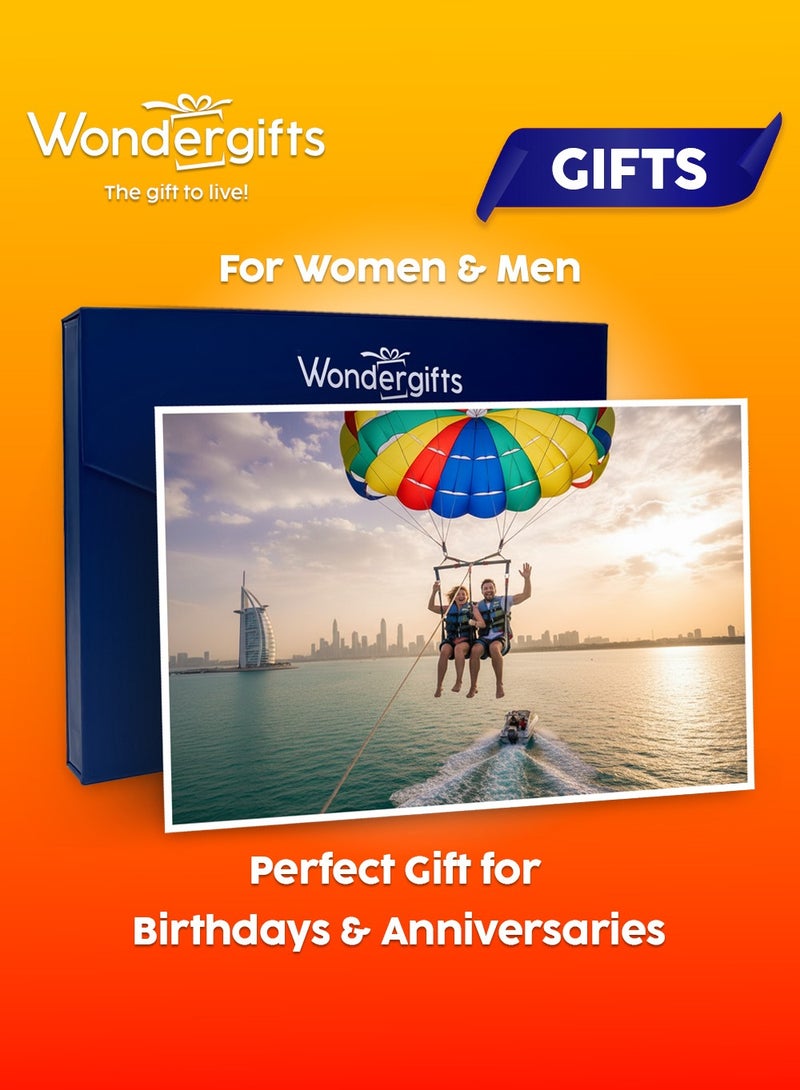 Wondergifts 2-for-1 Parasailing Adventure, Birthday Gift For Him & Her | Anniversary Gift | Valentine's Day Gift - Image 1